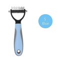thumbnail image 1 of Hair Removal Comb For Dogs Cat Detangler Fur Trimming Deshedting Deshedding Brush Care Tool For Felted Long Hair Curly Pet, 1 of 5