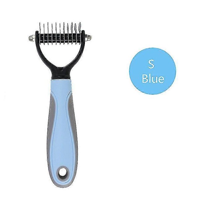 Hair Removal Comb For Dogs Cat Detangler Fur Trimming Deshedting Deshedding Brush Care Tool For Felted Long Hair Curly Pet