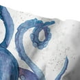 thumbnail image 4 of Creative Products Octo Watercolor Navy 71x74 Shower Curtain, 4 of 6