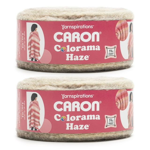 2 Paquetes de Hilo Caron Colorama Haze Daydream de 227 g