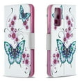thumbnail image 6 of Dteck Case for Samsung Galaxy S20 FE (6.5 inches),Magnetic Patterned Leather Rubber Wallet Card Holder Flip Cover Protective Shockproof Kickstand S20 FE 5G Phone Case,07-Butterfly and Flowers, 6 of 6