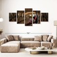 thumbnail image 6 of Elephant Stock Winery Wall Art - Horizontal Multi Panel Canvas - Living Room Wall Decor - Architecture Multi Panel - Brown And Black Decor - 92" x 42", 6 of 6