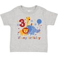 thumbnail image 3 of Inktastic Safari 3rd Birthday Boys or Girls Toddler T-Shirt, 3 of 5