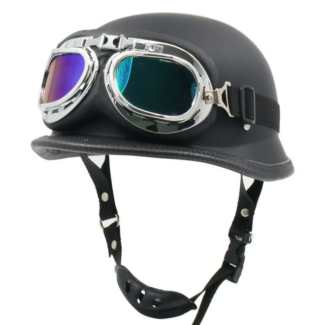 xinxixnxx Motorbike Stylish Replacement Protective Dome Adjustable Riding Motorcycling Headgear Accessories Matte Black Type 2 L