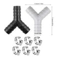 thumbnail image 3 of Dual-Port Drainage Splitter Adapter Y-Shaped Leakproof Connector for Dishwashers & Washing Machine Hoses, 3 of 8