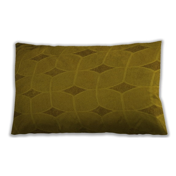 Ahgly Company Outdoor Rectangular Contemporary Lumbar Throw Pillow, 13 inch by 19 inch