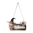 thumbnail image 2 of Halloween Door Hanger Lighted Horror Creative Halloween Door Sign Decoration for A, 2 of 9