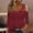 Wine, variant on Ofreoo 2024 Women's Fashion Casual Solid Color Shoulder Leakage Short Sleeve Pullover Short Sleeve Top Women Tops and Blouses Great Gifts for Less