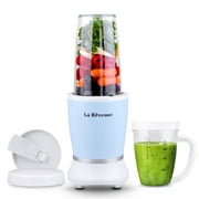 La Reveuse Personal Size Blender 250 Watts Shakes Smoothies with 1 Piece 15 oz Cup,1 Piece 10 oz Mug