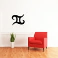 thumbnail image 2 of Gemini Horoscope Symbol - Beautiful Solid Steel Home Decor Decorative Accent Metal Art Wall Sign, 2 of 3