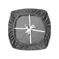 thumbnail image 2 of Funda protectora elástica para silla de comedor, funda para asiento de silla de ordenador de oficina Gris oscuro, 2 of 9