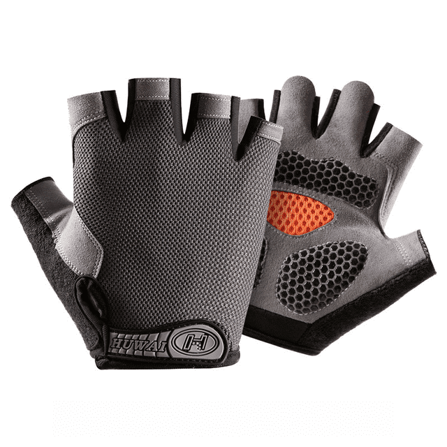 Guantes deportivos para hombres y mujeres, para exteriores, ciclismo, pesca, montañismo, fitness, medio dedo, resistentes al desgaste, finos, a prueba de golpes