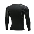 thumbnail image 3 of Men's Thermal Long Sleeve Compression Shirts, Athletic Base Layer Top, Winter Gear Running T-Shirt, 3 of 5