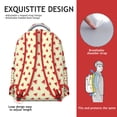 thumbnail image 5 of Watermelon Pattern Bookbag – Unique Gift for Students & Travelers, Adjustable Padded Straps for Shoulder Comfort, 5 of 6