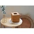 thumbnail image 5 of Rattan Tissue Box Cover Natural Woven Facial Napkin Holder Square (Natural, 5.5x5.5x5.9 Inch), 5 of 5