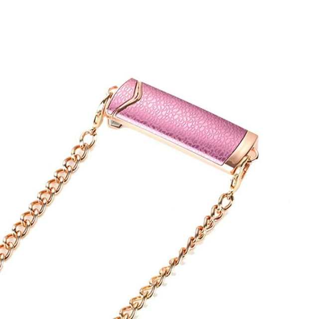 serony Alloy Mobile Phone Back Clip Portable Adjustable Fashionable Removable Anti-lost Replacement Outing Chain Accessories Pink Gold