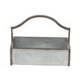 thumbnail image 6 of DecMode 16", 18" Grey Metal Farmhouse Planter, 2 - Pieces, 6 of 9
