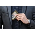 thumbnail image 2 of Serman Brands Money Clip Slim Wallet | Mens Wallets Thin Front Pocket | RFID Blocking Card Holder | Minimalist Mini Bifold Wallet | Salted Green, 2 of 6