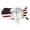 A, variant on 4th Of July Decorations,Red White and Blue Decorations,2023 New Independence Day Metal Flag Decoration Americas Decoration,Patriotic Decorations,25th Anniversary Decorations(C)