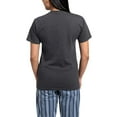 thumbnail image 2 of CafePress - Made For Each Other Cookies And Milk Pajamas - Women's Short Sleeve Print T-Shirt and Pants Charcoal Gray Cotton Pajama Set, 2 of 7