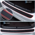thumbnail image 4 of (9*90CM/35.4Inch)Nior Red Rear Bumper Protector, Keiurot Universal Protection for Car Door Sill Nior Red Car Sticker Strip for Car/SUV, 4 of 5