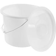 DMI Bedside Commode Replacement Bucket with Lid & Handle, Easy to Clean, Durable or Sturdy, Holds up to 12 Quarts, Universal Pail Chair