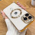thumbnail image 3 of For MagSafe Plating&nbsp;Case For Apple iPhone 15 11 13 12 14 Pro Max Plus Phone Cases Camera Protection Magnetic Cover Accessories, 3 of 5