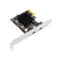 thumbnail image 3 of PCIe to Type-C PCI Express PCI-E 1X to USB3.2 TYPE-C Expansion Card, 3 of 5