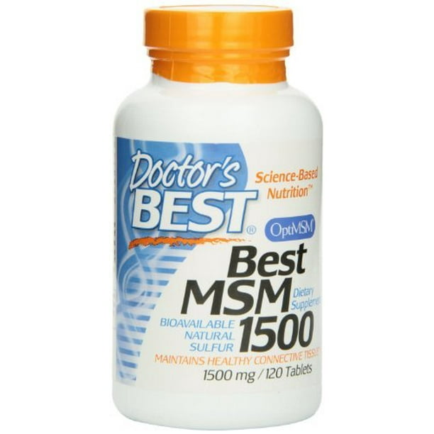 Doctors Best Best MSM 120 ct (Pack of 2)
