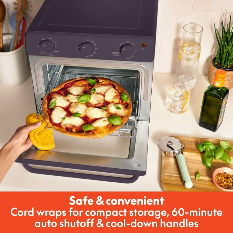Bella 6-Slice Air Fry Toaster Oven with 7 Presets, Plum photo 7