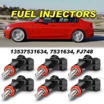 6x Fuel Injectors for 06-13 BMW 128i 328i X3 X5 Z4 525i 528i 530i 3.0L 7531634