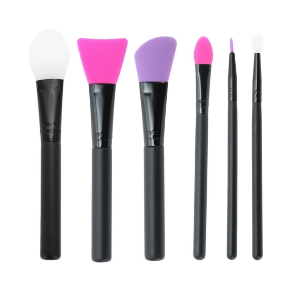 Unique Bargains 1 Set Soft  Facial Mask Brush Assorted Color
