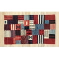 thumbnail image 1 of Ahgly Company Machine Washable Indoor Rectangle Contemporary Saffron Red Area Rugs, 5' x 8', 1 of 7