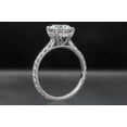thumbnail image 4 of 2.50 Ct Stunning Round Real Natural Moissanite Diamond Engagement Rings for Women Fine 14K White Gold, 4 of 10