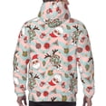 thumbnail image 7 of Haiem Groovy Retro Santa Patterned Men's Hoodie with Kangaroo Pocket - Ideal Pullover Sweatshirt for Daily Wear, Travel, and Home-4X-Large, 7 of 7