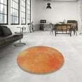 thumbnail image 4 of Ahgly Company Machine Washable Indoor Rectangle Transitional Orange Red Area Rugs, 2' x 4', 4 of 7