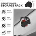 thumbnail image 7 of Holster Clip Compatible with Zyn,Silicone Belt Clip & Magnetic Mount Nicotine Pouch Holder,Fits Standard Zyn Cans,Clips to Car Sun Visor,Tool Cabinet,Belt and Backpack for Quick Access, 7 of 7