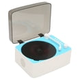 thumbnail image 3 of DEWIN Lecteur CD Mini Haut-Parleur Bluetooth Vintage Multifonctionnel Lecteur de Musique CD pour la Maison Bleu Ciel, 3 of 14