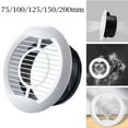 thumbnail image 2 of Adjustable Air Ventilation Cover Round Ducting Ceiling Wall Hole Air Vent Grille 75Mm, 2 of 9