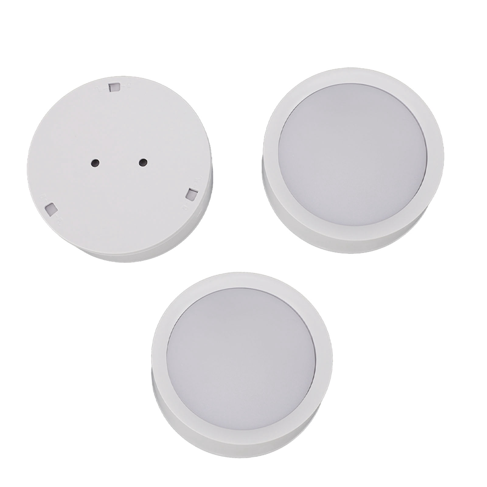 Closet Puck Lights, Battery Powered Warm RGB Under Cabinet Puck Light Improve Visibility For Wardrobes