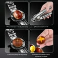 thumbnail image 3 of Nutcracker Chestnut Clip, Portable Ergonomic Chestnut Opener Comfortable Grip Labor Saving 304 Stainless Steel Deformation Proof  For Home, 3 of 8