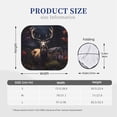 thumbnail image 3 of Picia Regal Stag In Forest 2 Piece Car Windshield Sun Shade Foldable | Foldable Sun Shield for Front Window Blocks UV Rays and Keeps Your Vehicle Cool-Large, 3 of 7