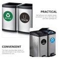 thumbnail image 4 of 12Pcs Recycle Sticker Trash Bin Label Garbage Sorting Stickers Bins Recycling Decals, 4 of 5