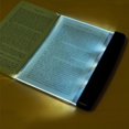 thumbnail image 2 of Flat Light for Reading in Bed at Night Clear LED Book Full Page Light Illuminator Panel Plate Lamp Board Wireless, 2 of 7