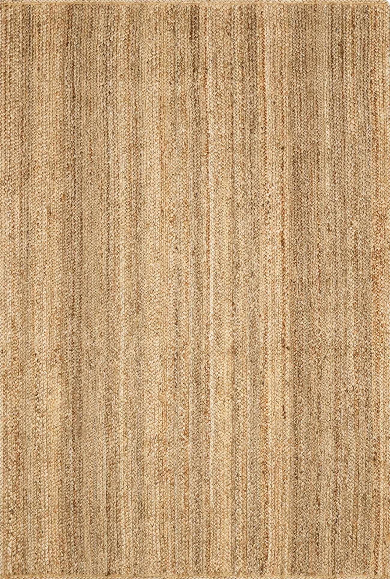 Hauteloom Shippagan Sea Grass Jute Rug - Natural Fiber Area Rug - Natural Farmhouse Look Carpet - Rattan Wicker Look Carpet - Brown, Light Beige, Cream - 8' Round
