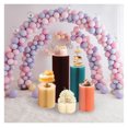 FENG20 5pack Foldable Paper Columns Dessert Display Table Paper Art