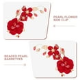 thumbnail image 3 of SKISUNO Bride Hair Barrettes for Wedding Prom Elegant Style 2Pack, 3 of 7