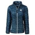 thumbnail image 2 of Women's Cutter & Buck Navy Milwaukee Brewers Rainier PrimaLoft Eco Insulated Full-Zip Printed Puffer Jacket, 2 of 3