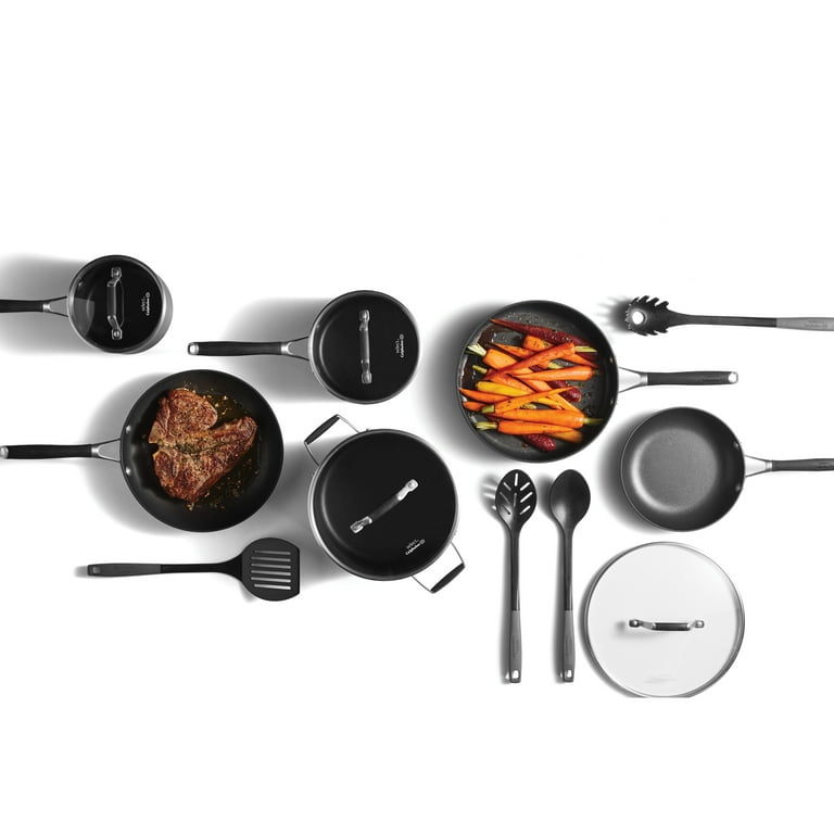 Select by Calphalon AquaShield Nonstick Cookware, 14-Piece Set pots and pans  cooking pots set cookware - AliExpress