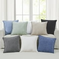 thumbnail image 5 of Mainstays Oversized Chenille Decorative Pillow with Flange, Vanilla Dream, 22" x 22", 5 of 5